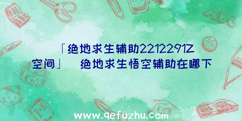 「绝地求生辅助2212291Z空间」|绝地求生悟空辅助在哪下载